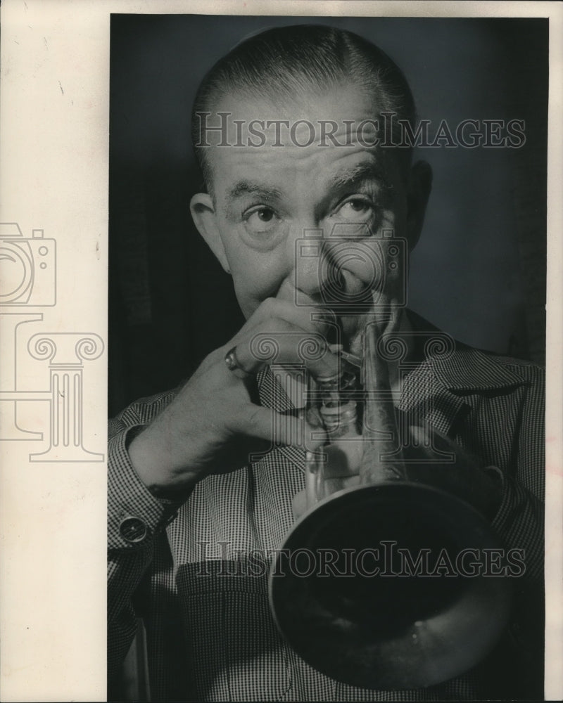 1961 Press Photo Jazzman Red Nichols - mjx66293 - Historic Images