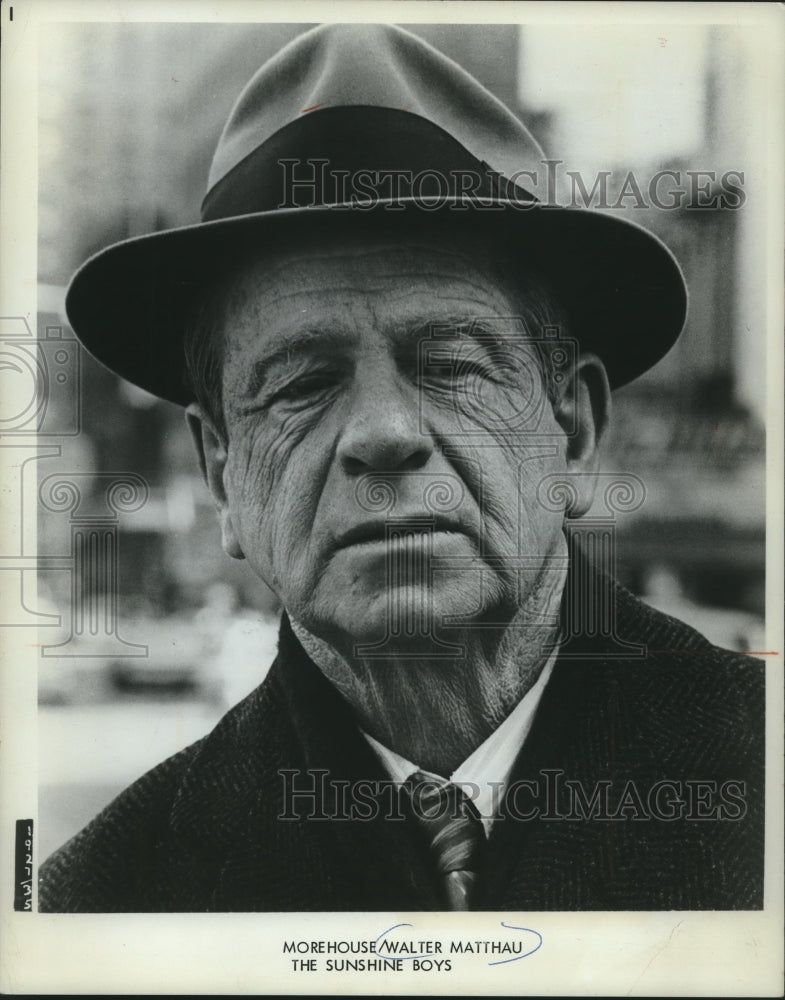 1975 Press Photo Walter Matthau stars in "The Sunshine Boys" - mjx66309- Historic Images