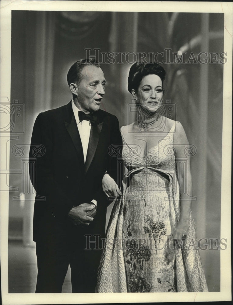 1966 Bing Crosby and Dorothy Lamour on &quot;The Hollywood Palace&quot;. - Historic Images