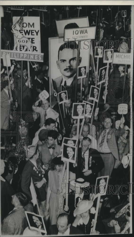 1940 Press Photo Demonstration at Republican Convention - mjx66966- Historic Images