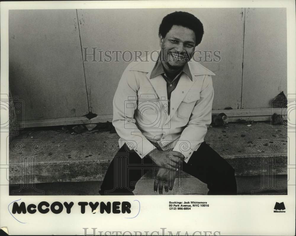 1977 Press Photo Musician McCoy Tyner - mjx68722 - Historic Images