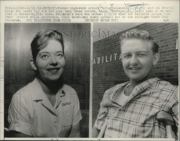 1963 Mario Wallenda, former high-wire artist to wed Linda Croninger ...