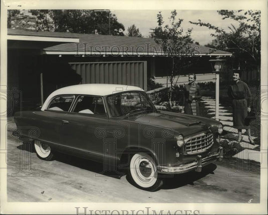 1956 Press Photo American Motors' 1955 Rambler Club Sedan - mjx69009-Historic Images
