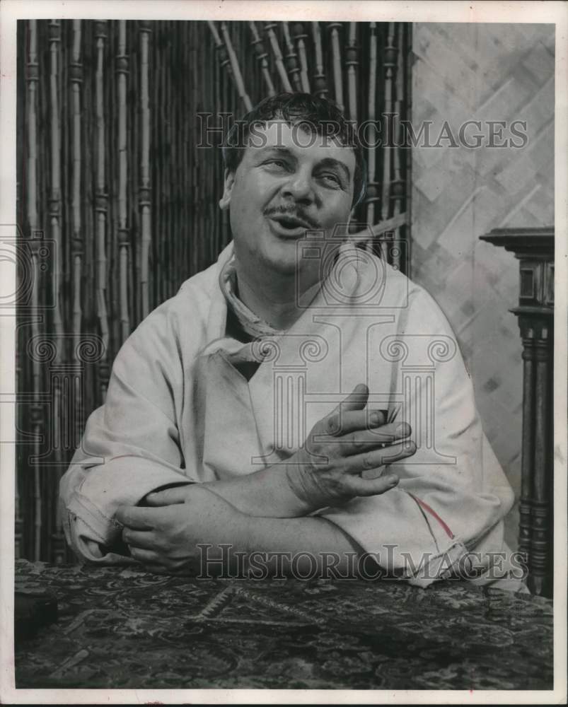 1954 Cherubic actor Walter Slezak is coming with &quot;My Three Angels&quot;-Historic Images