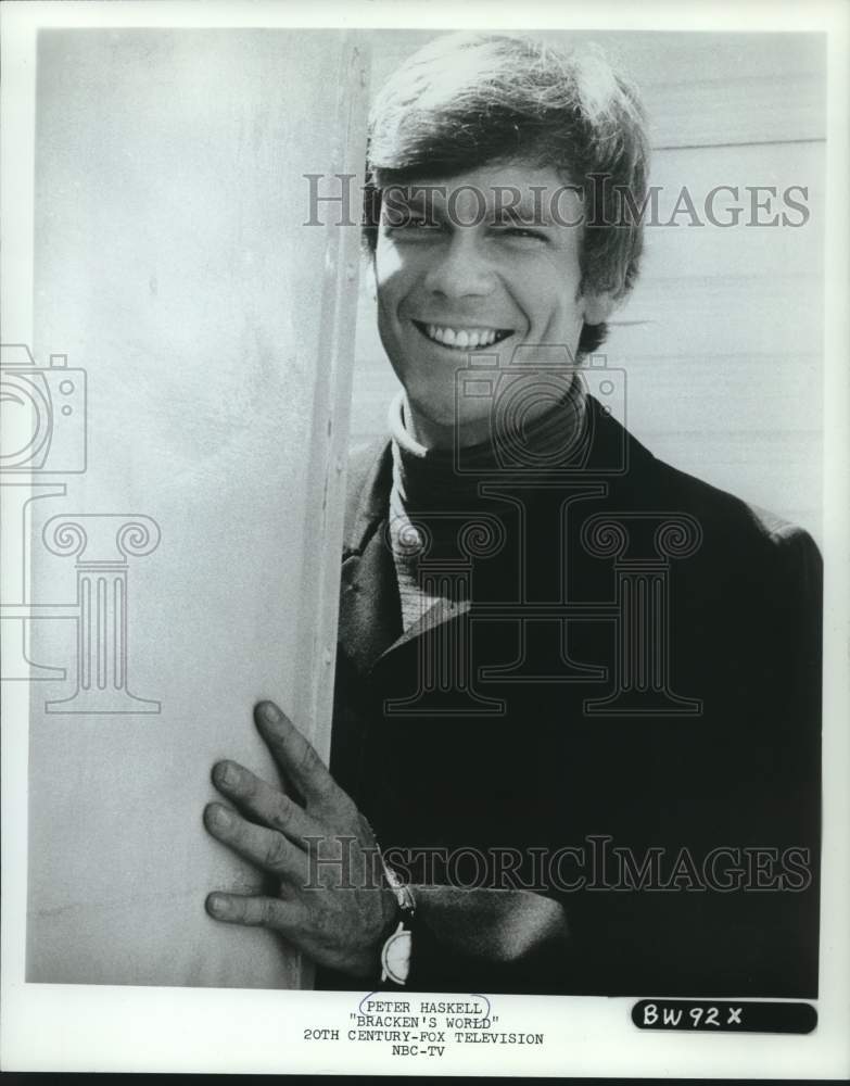 1971 Press Photo Actor Peter Haskell in "Bracken's World" - mjx74464 - Historic Images