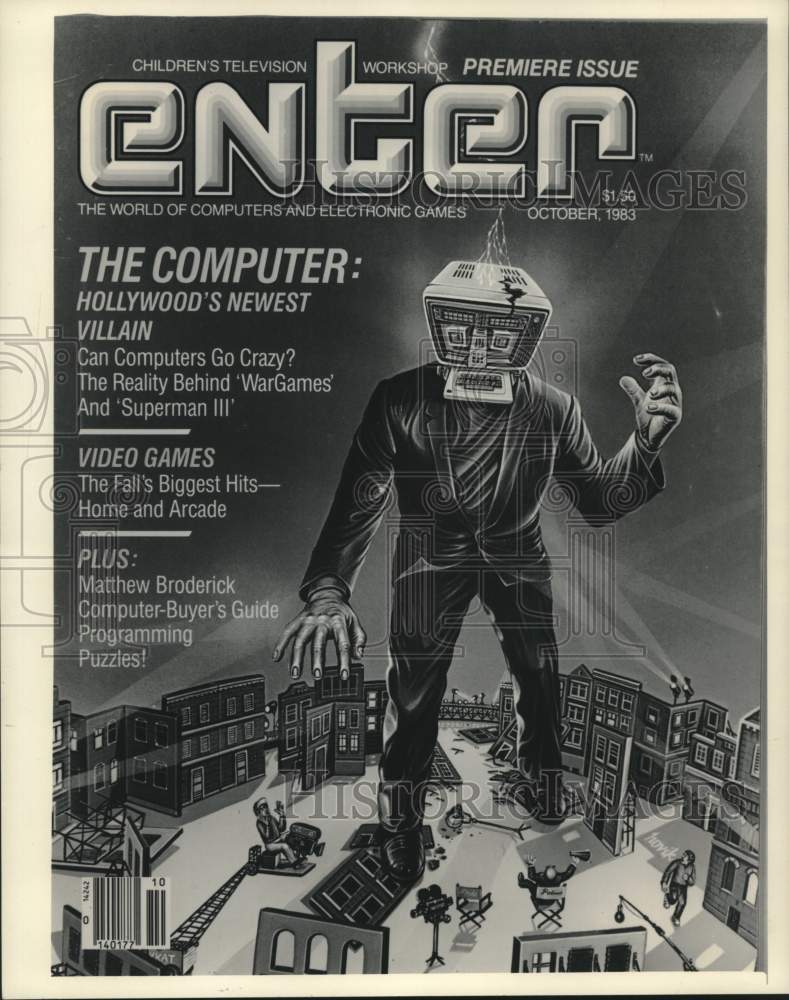1983 Press Photo Enter magazine cover - mjx74764- Historic Images