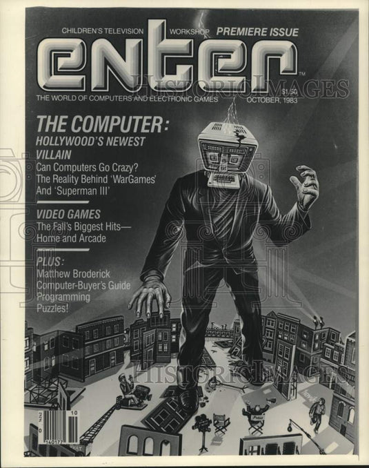 1983 Press Photo Enter magazine cover - mjx74764- Historic Images