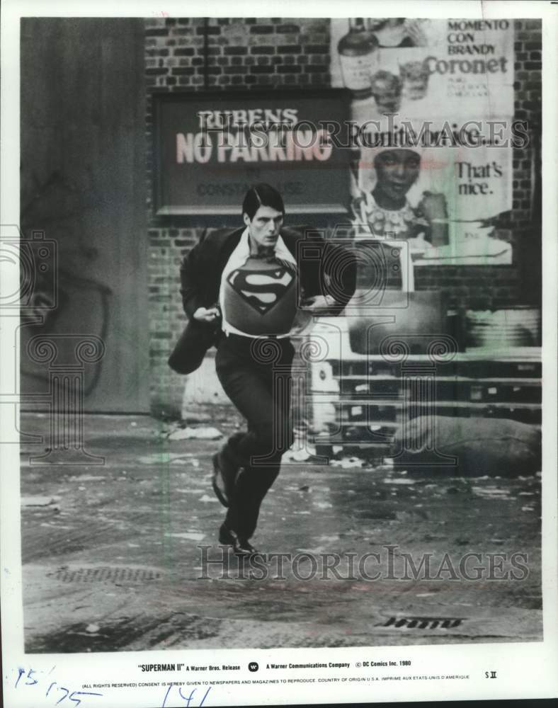 1981 Press Photo Christopher Reeve in Superman II - mjx74888- Historic Images