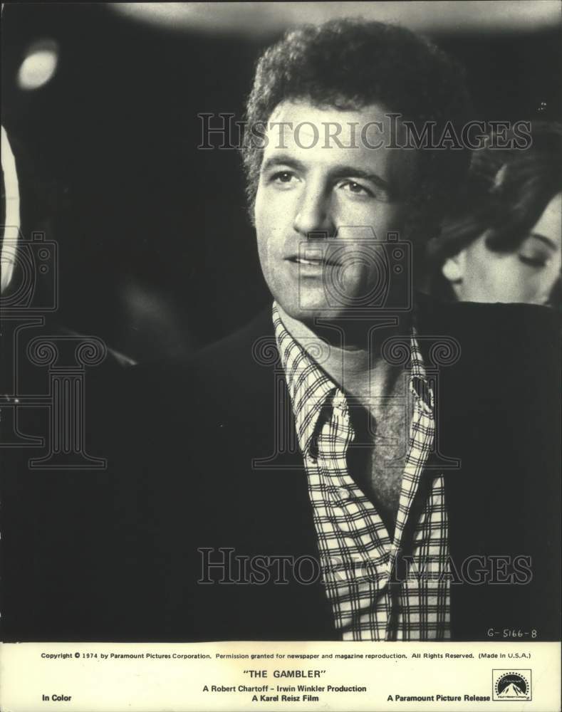 1974 Press Photo James Caan in &quot;The Gambler&quot; - mjx75334- Historic Images