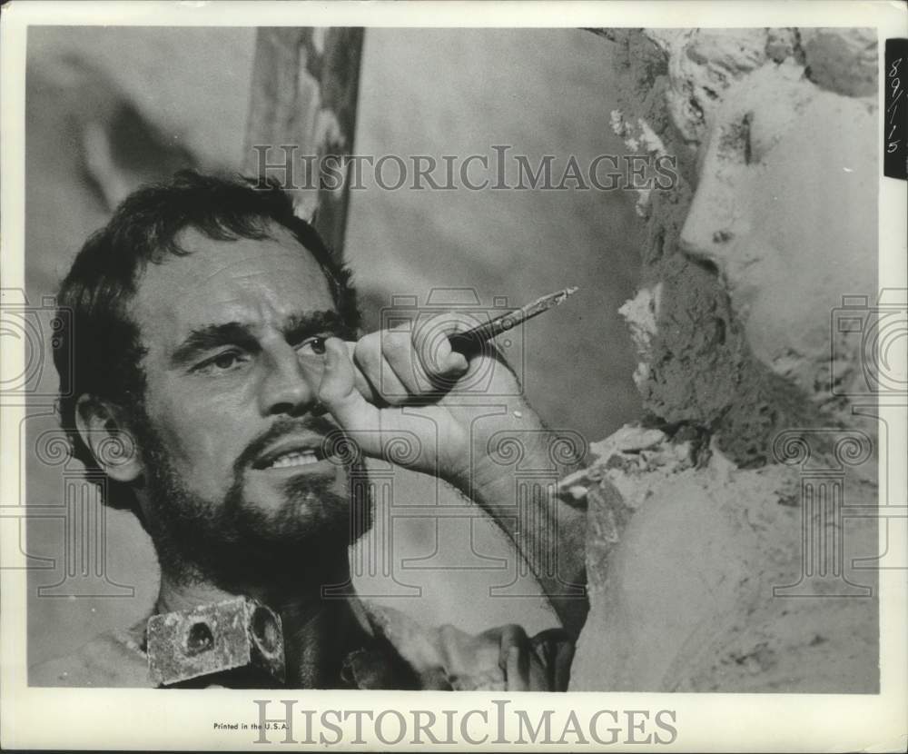 1966 Actor Charlton Heston in character-Historic Images