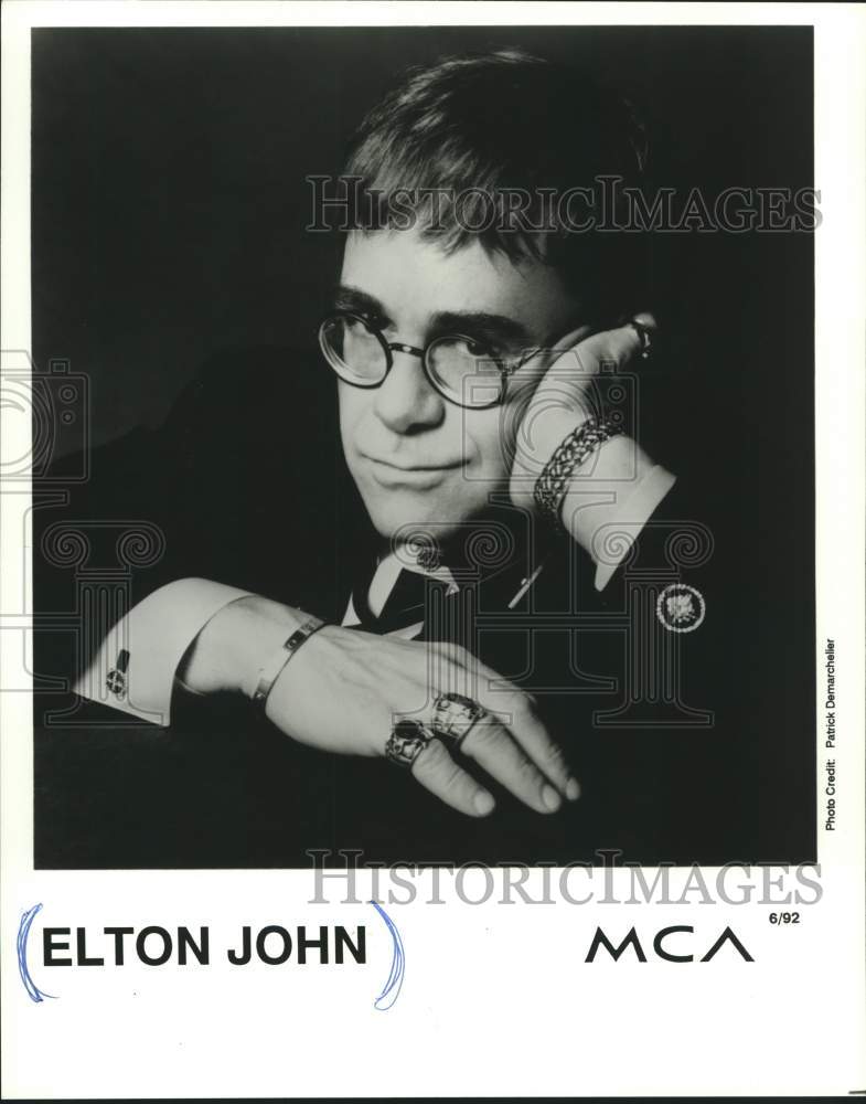 Press Photo Musician Elton John - mjx78191 - Historic Images