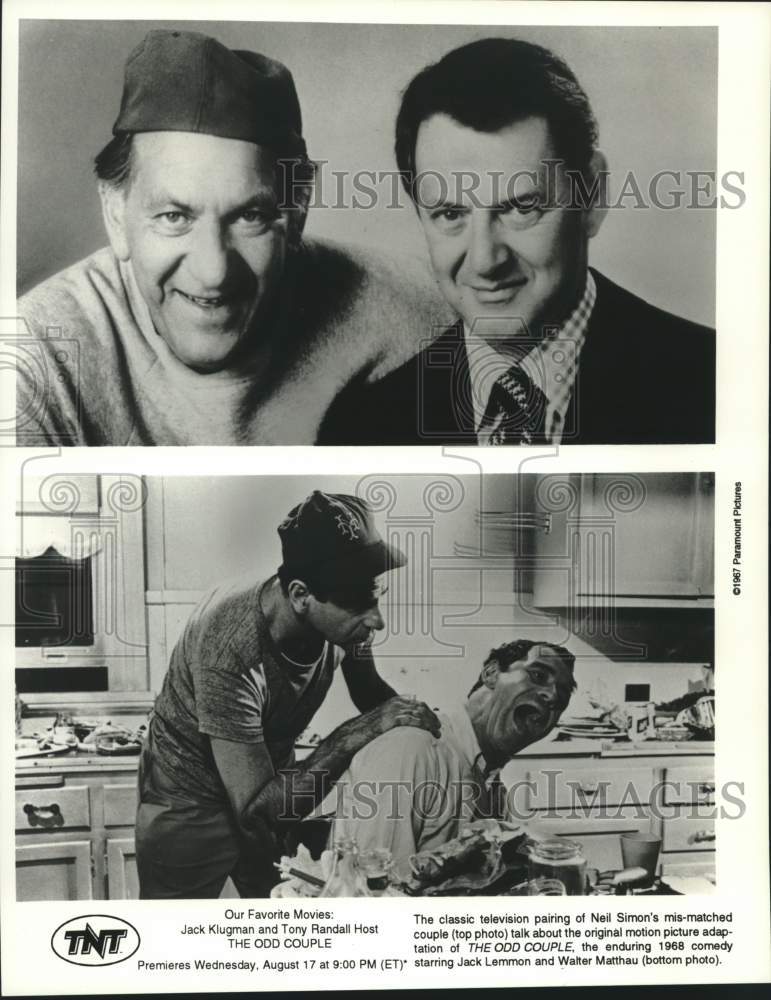 1967 Actors Jack Klugman, Tony Randall, Jack Lemmon &amp; Walter Matthau - Historic Images