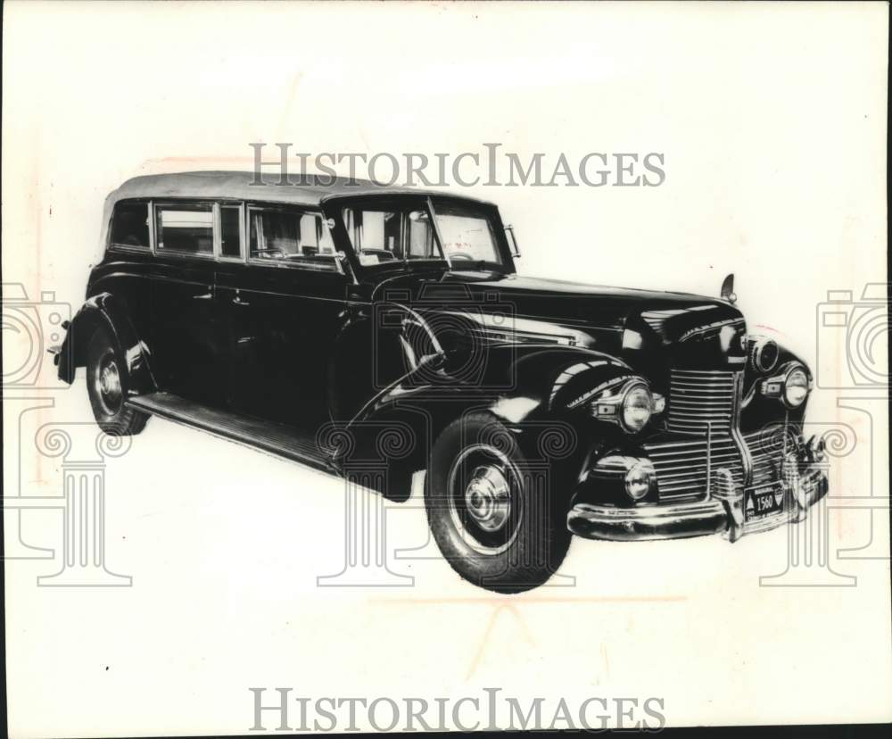 1981 Press Photo 1939 &quot;Sunshine Special&quot; car of Presidents Roosevelt and Truman - Historic Images