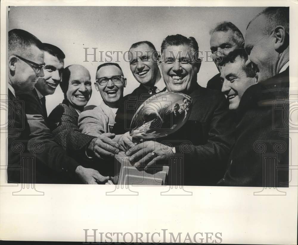 1964 Milwaukee Area High School Football Coaches and &quot;W&quot; Club Trophy - Historic Images