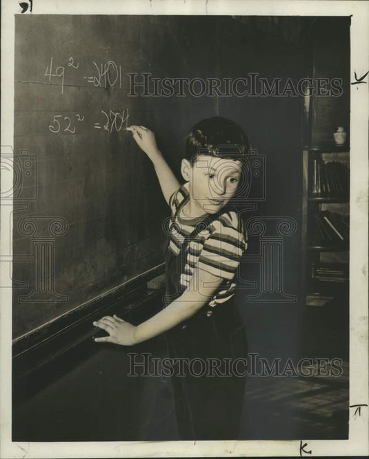 1945 Joel Kupperman, Math Whiz and Participant on "Quiz Kids" - Historic Images