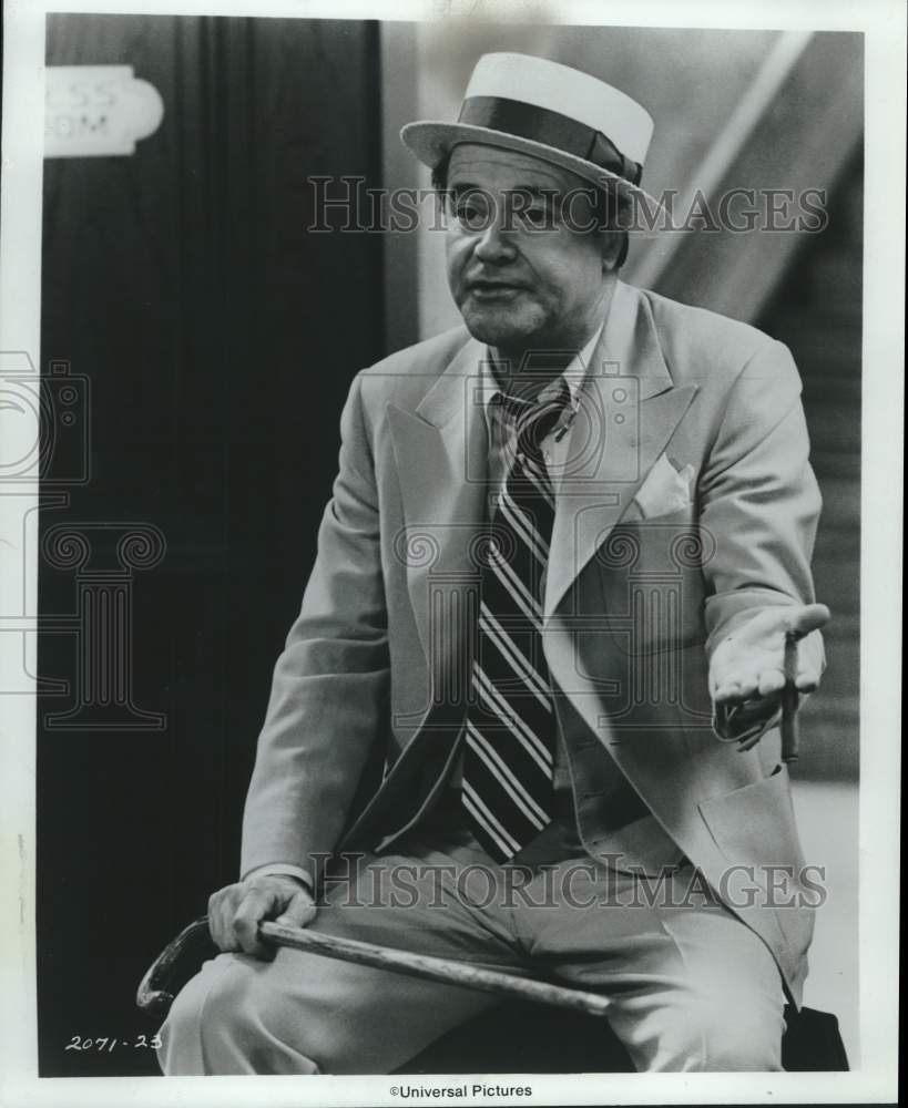 1974 Press Photo Jack Lemmon as Hildy Johnson in &quot;The Front Page&quot; - mjx80805 - Historic Images