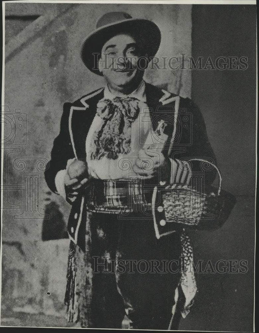 Press Photo Italian opera star Enrico Caruso - Historic Images