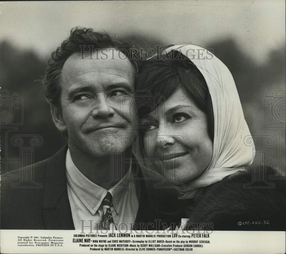 1967 Jack Lemmon & Elaine May in "LUV"-Historic Images