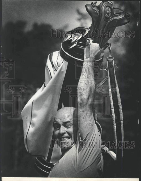1974 Joe Garagiola of baseball also plays golf. - Historic Images