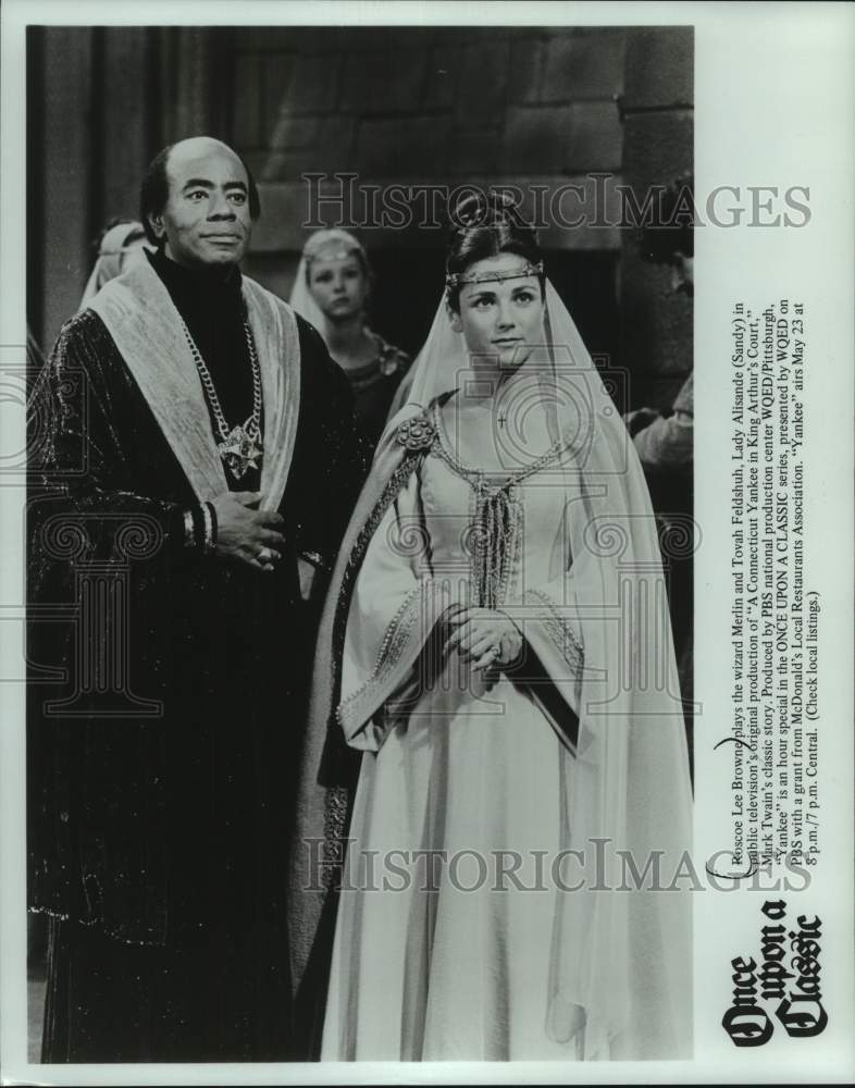 1978 Press Photo "A Connecticut Yankee in King Arthur's Court," to be on PBS-TV- Historic Images