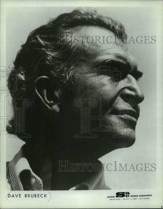 1973 Press Photo Dave Brubeck, Musician - Historic Images