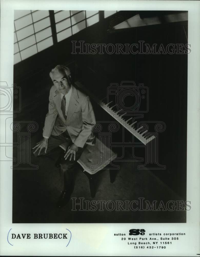 Press Photo Jazz musician Dave Brubeck - Historic Images