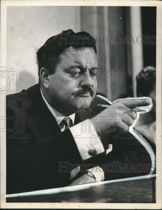 1960 Press Photo Comedian Jackie Gleason - Historic Images