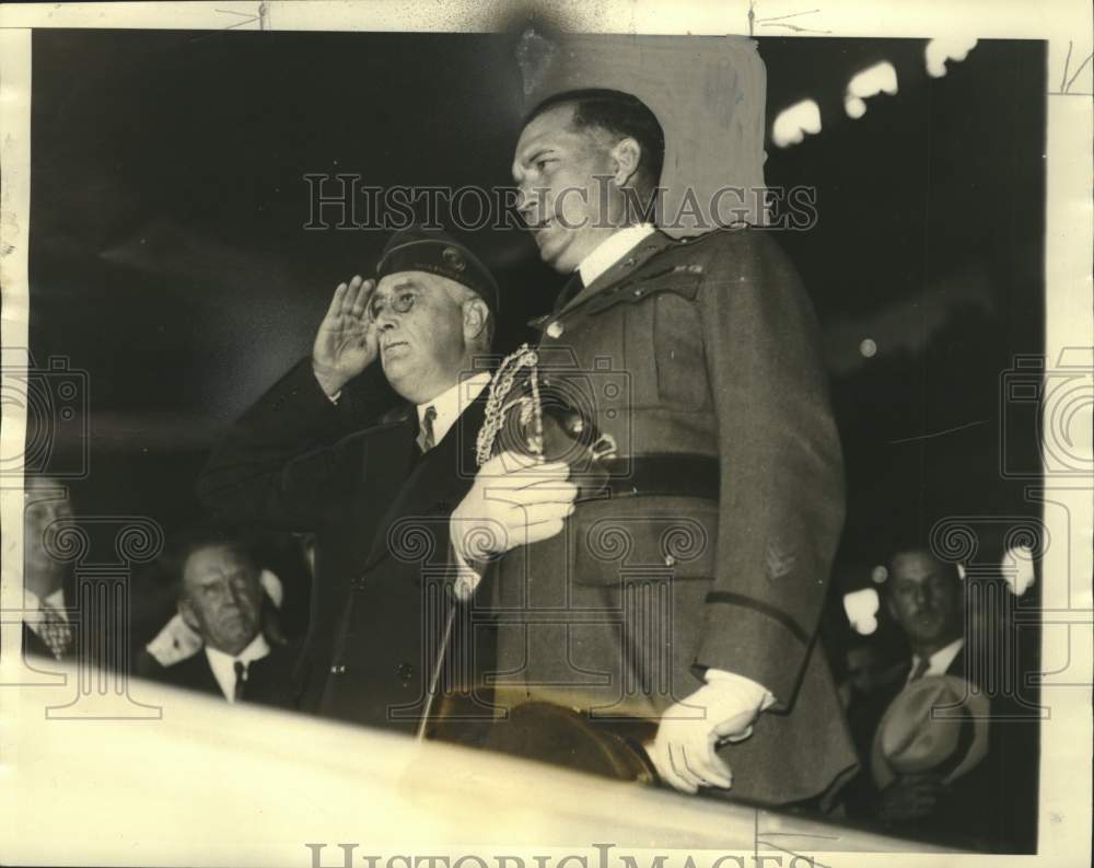 1933 Press Photo President Roosevelt appeared before the Chicago convention. - Historic Images