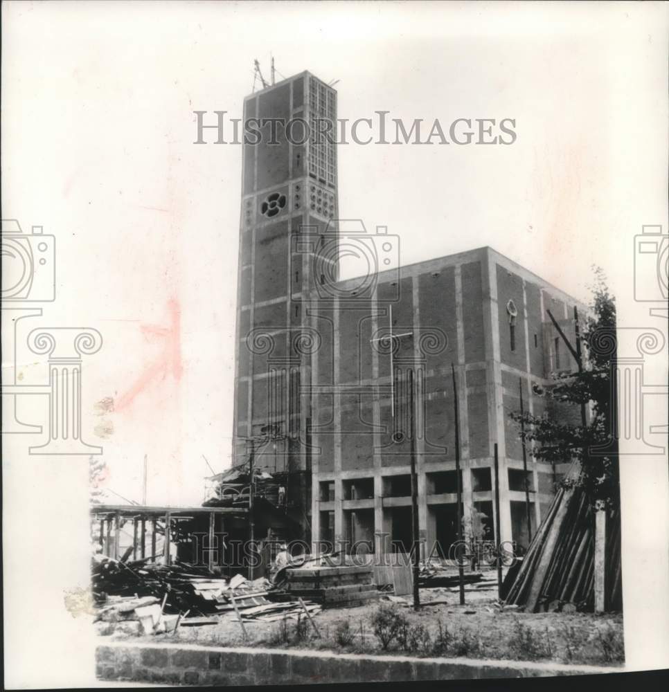 1954 Roman Catholic World Church for Peace in Hiroshima, Japan - Historic Images