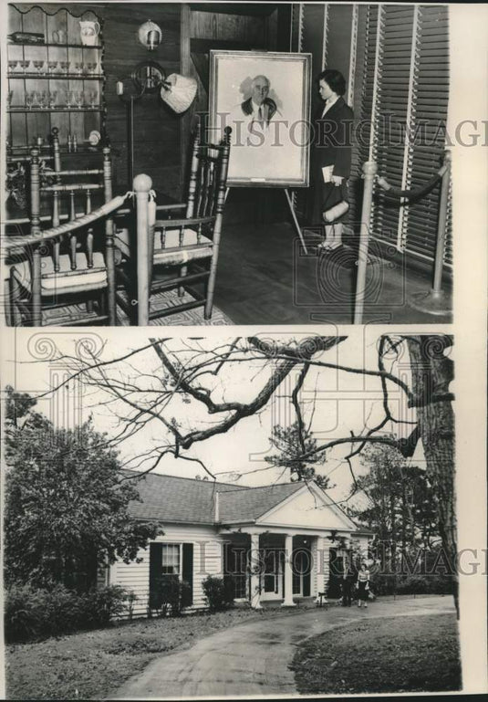 1953 Views of "Little White House" where Franklin Roosevelt stayed.-Historic Images