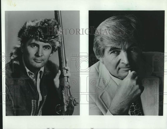 1988 Press Photo Actor Fess Parker in "Davey Crockett" - Historic Images
