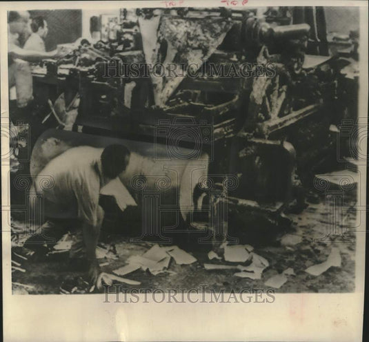 1961 Press Photo Demonstrations in Caracas, protesting John F. Kennedy visit - Historic Images