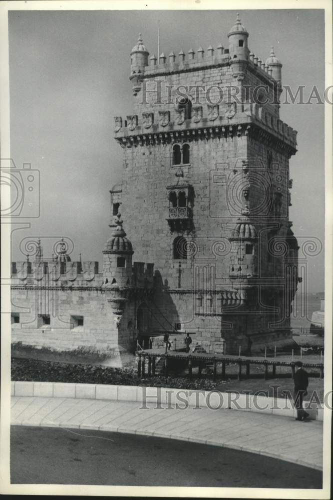 1972 Press Photo The Tower of Belem at the mouth of the Tagus River in Portugal - Historic Images