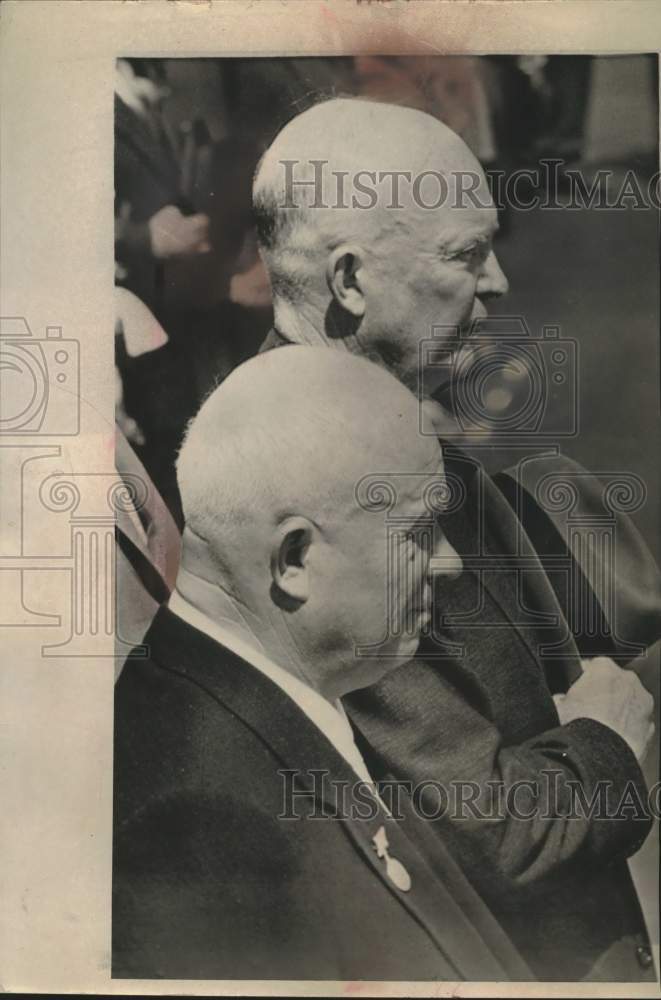 1959 Soviet Premier Khrushchev and President Eisenhower - Historic Images