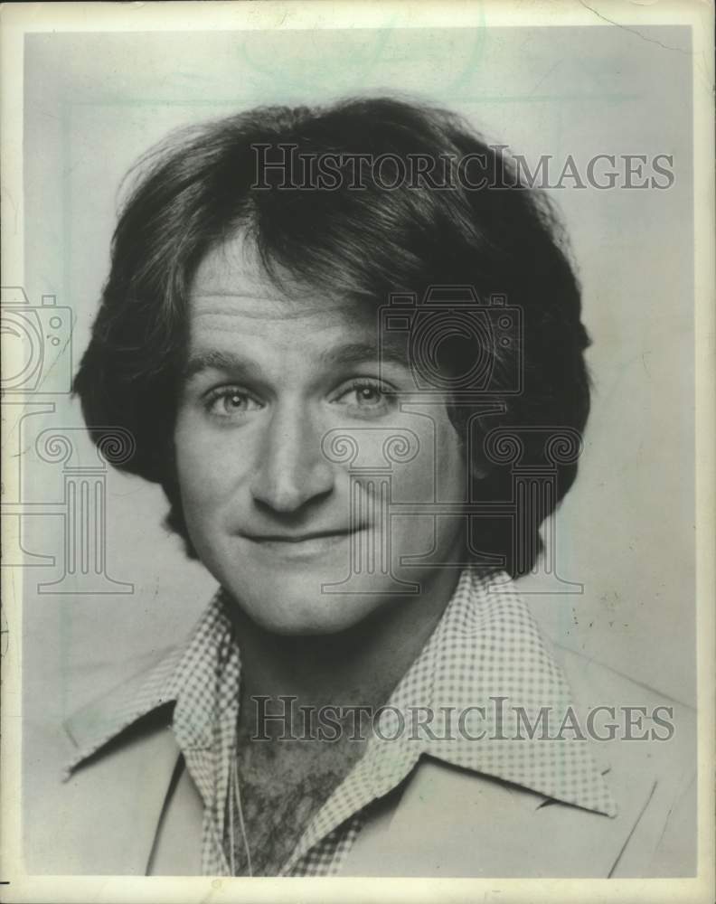 1980 Press Photo Actor Robin Williams - Historic Images