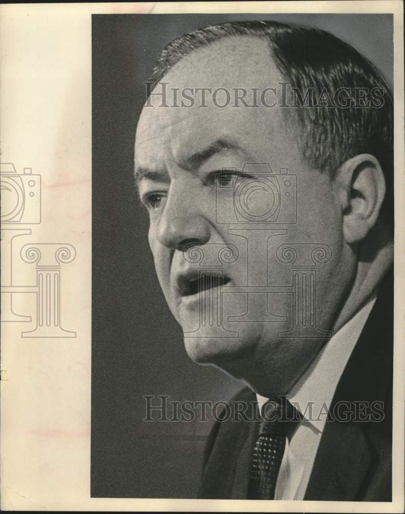 1964 Minnesota Senator Hubert H. Humphrey in Milwaukee, Wisconsin - Historic Images