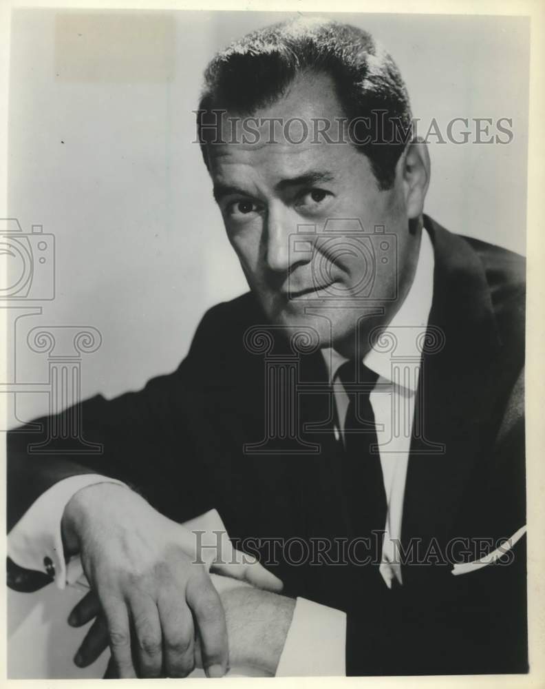 1960 Press Photo Actor Frank Lovejoy - Historic Images