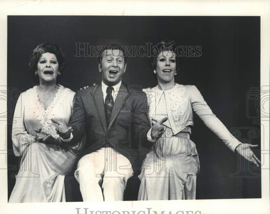 1970 Press Photo Martha Raye, Mel Torme, Carol Burnett, "The Carol Burnett Show - Historic Images