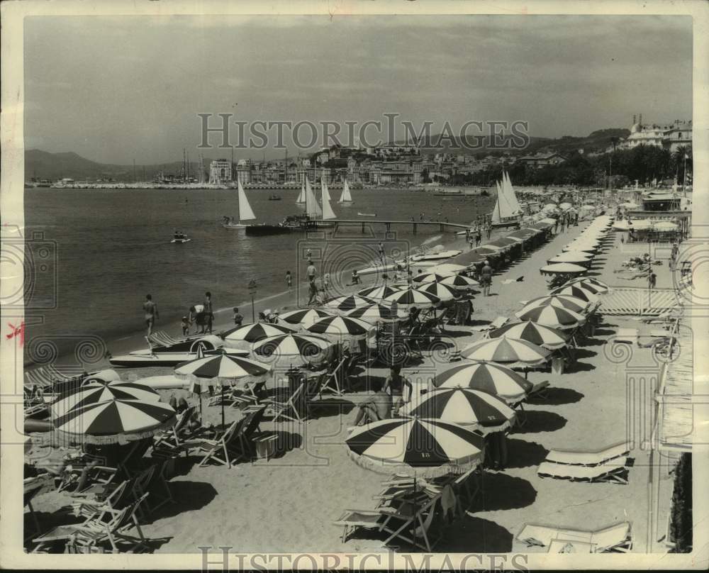 1957 Cannes on the French Riviera on the mediterranean-Historic Images
