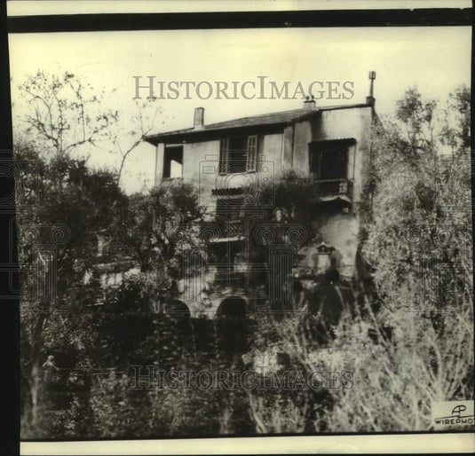 1936 Press Photo A view of Riviera villa at France's famed Cannes resort - Historic Images