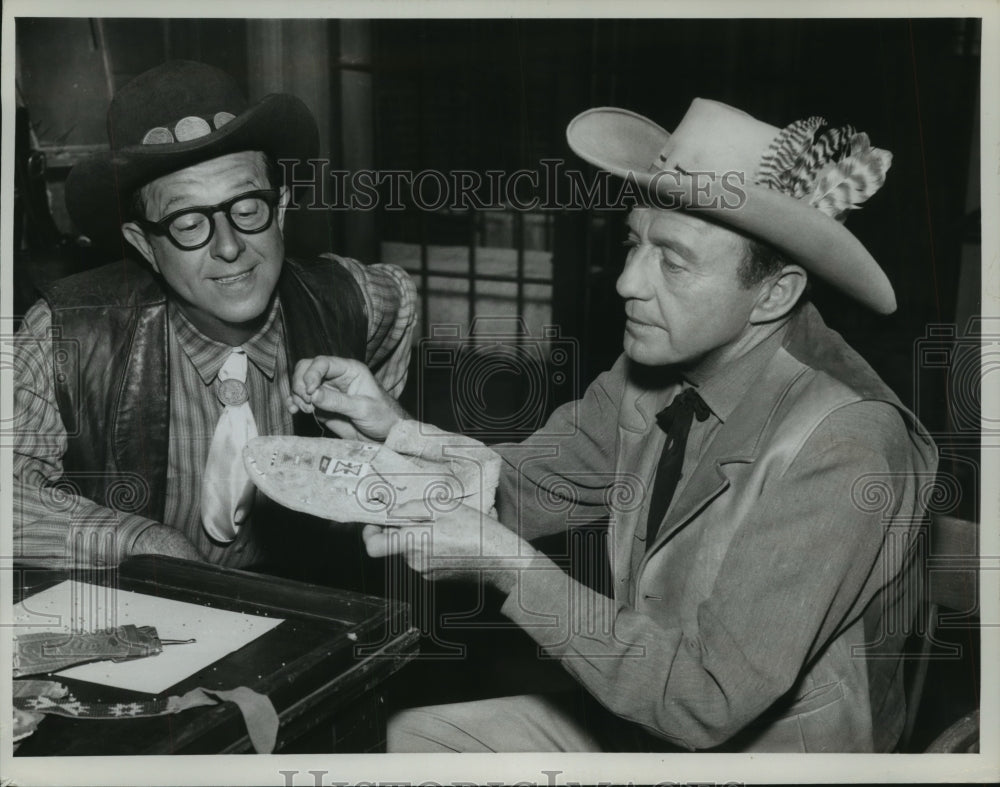 1960 Phil Silvers and Jack Benny In "The Slowest Gun In the West"-Historic Images