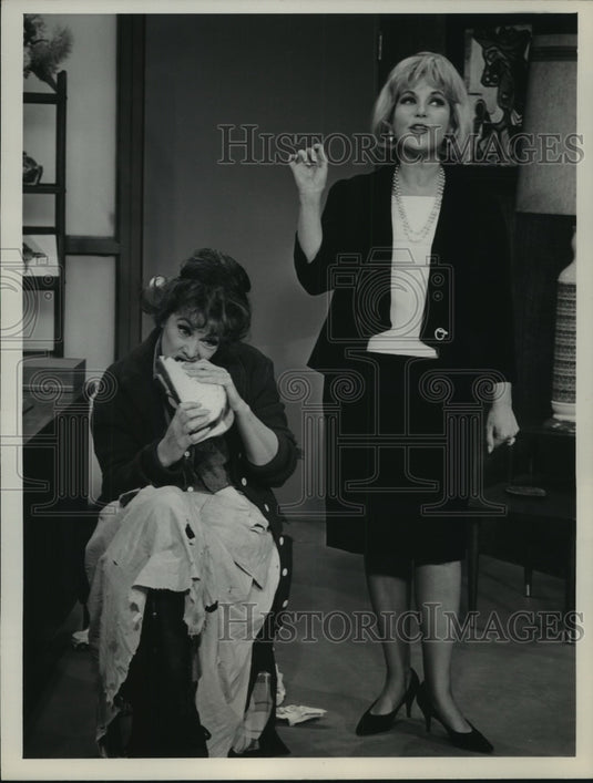 1965 Actresses Lucille Ball and Ann Southern On "The Lucy Show"-Historic Images