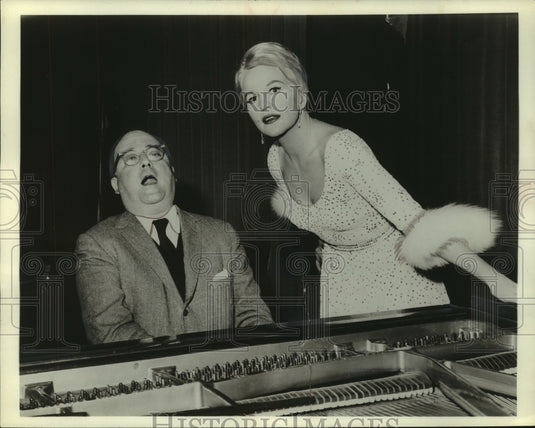 1960 Abe Burrows & Peggy Lee in "Revlon Revue"-Historic Images