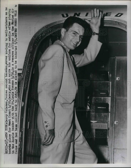 1952 Gerry Coleman, Yankees second baseman - Historic Images