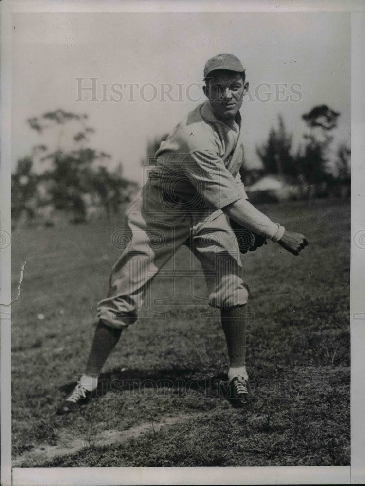 1935 Edgar Smith Philadelphia Athletics Pitcher - Historic Images