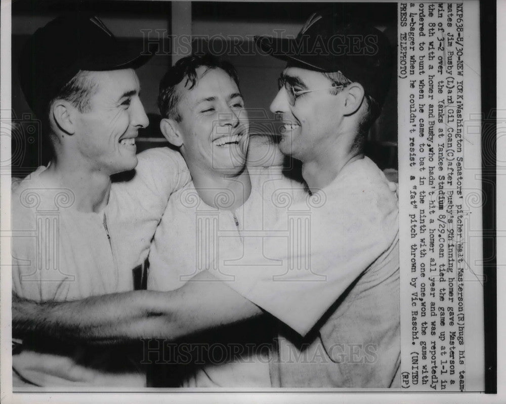 Washington Senators Pitcher Walt Masterson - Historic Images