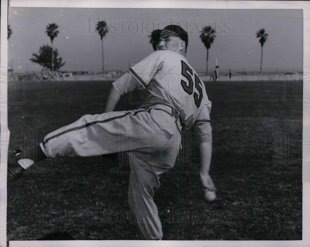 1952 Press Photo John Crimian of the St. Louis Cardinals-Historic Images