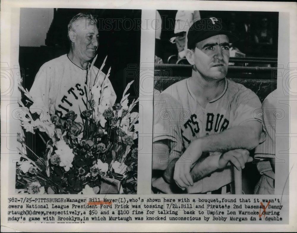 Pirates Manager Bill Mayer - Historic Images