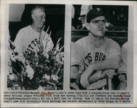 Pirates Manager Bill Mayer - Historic Images
