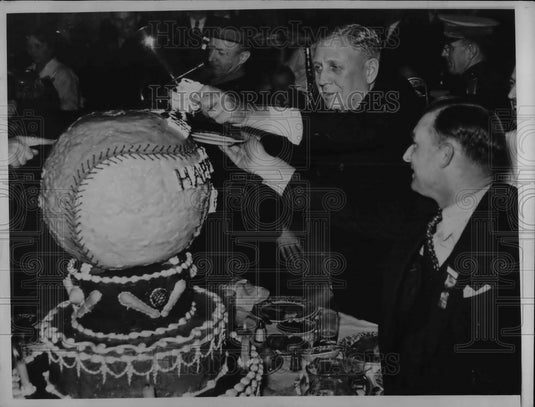 1937 Press Photo Minor League Baseball Executives Meet In Milwaukee - Historic Images